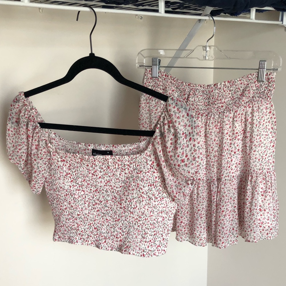 Floral Two Piece Short Set